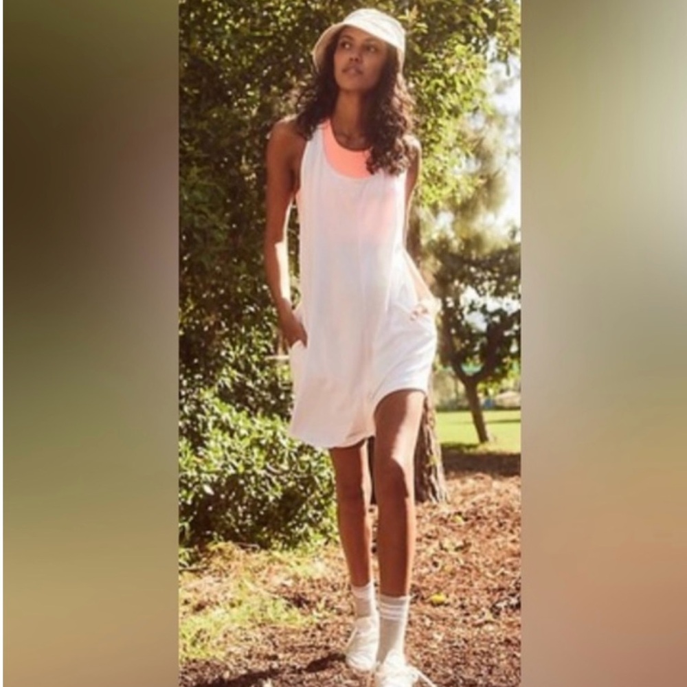 NWT Free People Movement Hotshot Racerback Onesie, Small, Ivory